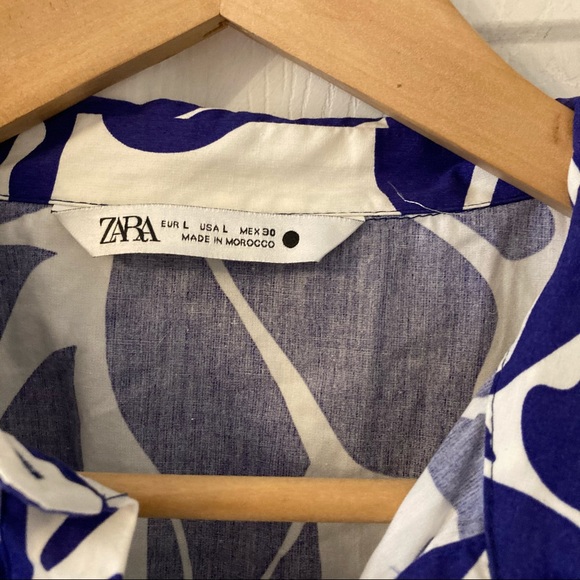 NWOT Zara Shirtdress - Picture 4 of 11